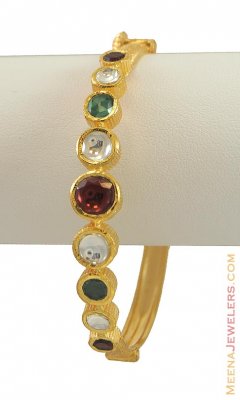 Indian Kundan Bangle (22K Gold) ( Kadas )