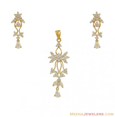 Signity Pendant Set ( 22K ) ( Fancy Pendant Set )