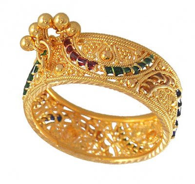 MeenaMari Gold Band ( Ladies Gold Ring )