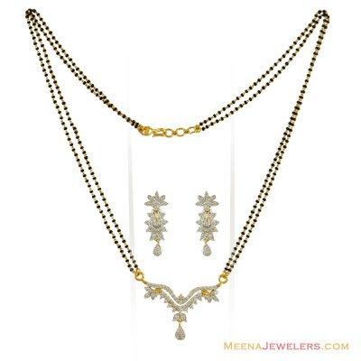 22k Stones Mangalsutra Set  ( Gold Mangalsutra Sets )