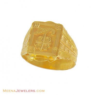 Gold Mens Ring(22k) ( Mens Gold Ring )