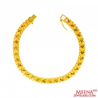 22kt Gold Mens Bracelet ( Men`s Bracelets )