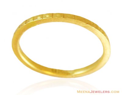 22k Fancy Single Band  ( Wedding Bands )