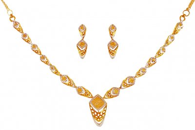 22Karat Gold Necklace Set ( Light Sets )