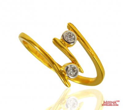 22k Gold Designer Ring  ( Ladies Signity Rings )