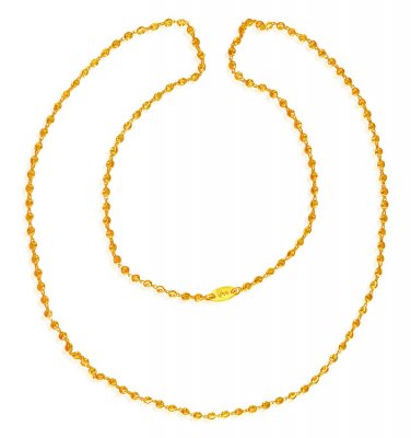 22K Balls Chain (24 Inches) ( 22Kt Long Chains (Ladies) )