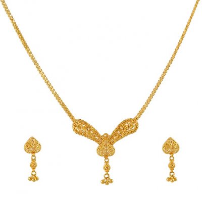 22K Fancy Necklace Set ( Light Sets )