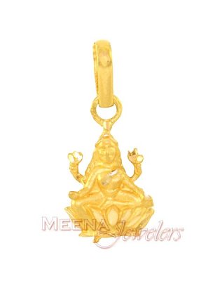 22Kt Gold Laxmi Pendant ( Ganesh, Laxmi and other God Pendants )