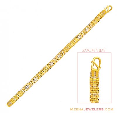22K Gold Mens Bracelet ( Men`s Bracelets )