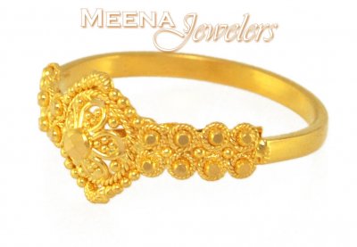 22Kt Gold Ladies Ring ( Ladies Gold Ring )