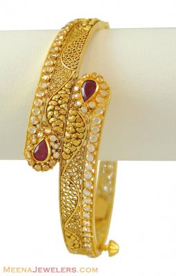 Indian Designer Kada (22K Gold) ( Kadas )