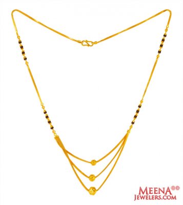 22kt Gold Fancy Mangalsutra ( MangalSutras )