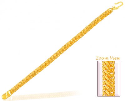 Mens 22K Mountain Bracelet ( Men`s Bracelets )