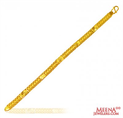 22k Yellow Gold Bracelet ( Men`s Bracelets )