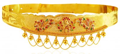 22K Gold Kids Vadanam ( Gold Waist Belt )