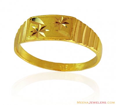 Mens 22K Gold Ring ( Mens Gold Ring )