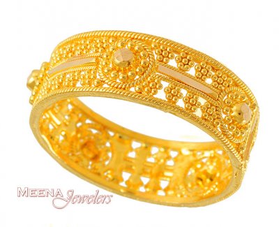 22Kt Filigree Band ( Ladies Gold Ring )