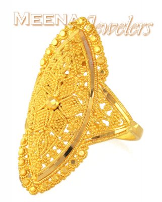 22Kt Gold Ladies Ring ( Ladies Gold Ring )