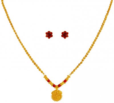 22 Karat Gold Necklace Set ( Light Sets )