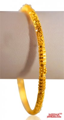 22kt Gold Filigree Bangle (1 Pcs) ( Gold Bangles )