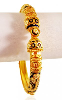 22Karat Gold Meenakari Kada(1PC)  ( Kadas )