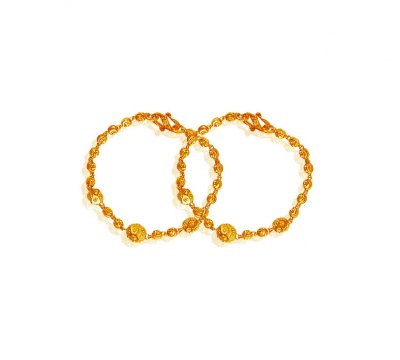 22K Gold Beads Kids Bracelet ( 22Kt Baby Bracelets )