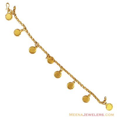 21K Gold Ladies Fancy Bracelet ( Ladies Bracelets )