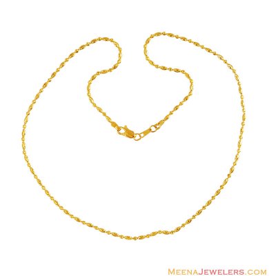 22k Gold Balls Chain ( 22Kt Gold Fancy Chains )