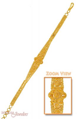 22K Gold Filigree Bracelet ( Ladies Bracelets )