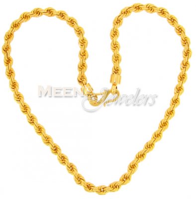 22 Kt Gold Mens Chain ( Men`s Gold Chains )