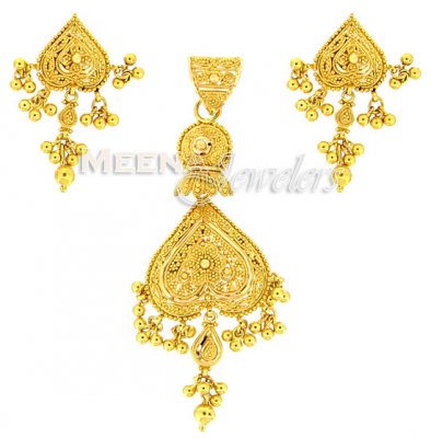 22 Kt Gold Pendant Sets ( Gold Pendant Sets )