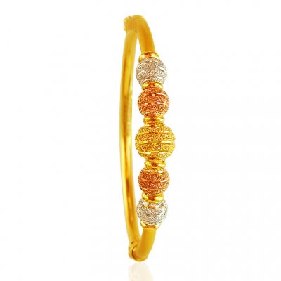 22K Gold Three Tone Kada ( Kadas )