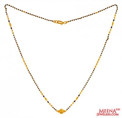 22K Gold Delicate Mangalsutra Chain ( MangalSutras )