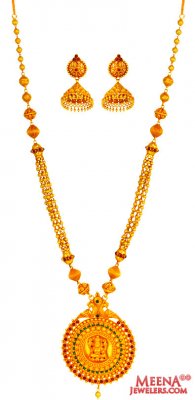 Antique 22 Kt Necklace Set ( Antique Necklace Sets )