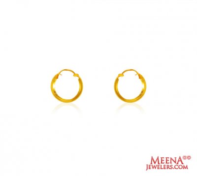 22 kt Gold Hoop Earrings ( Hoop Earrings )