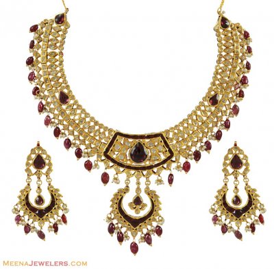 Genuin Kundan Diamond Set ( Diamond Necklace Sets )