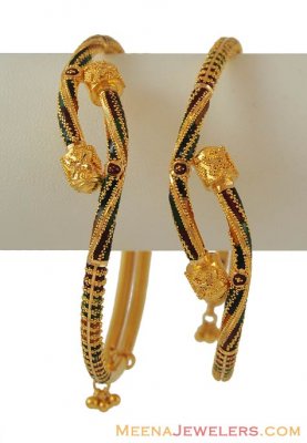 Meenakari kadas (2 pcs) ( Kadas )