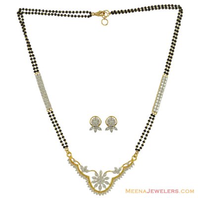 22k Stones Mangalsutra Set  ( Gold Mangalsutra Sets )