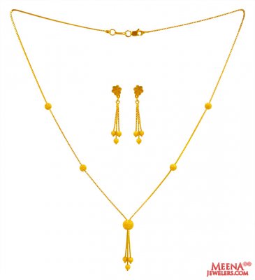 22 Karat Gold Necklace Set ( Light Sets )