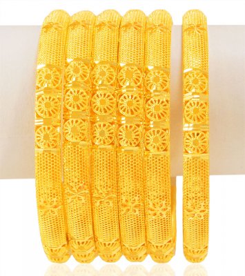 22 Karat Gold Bangles Set ( Set of Bangles )