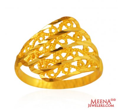 22Kt Gold Ladies Ring  ( Ladies Gold Ring )