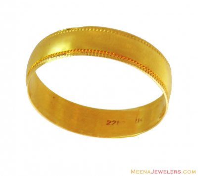 Simple Wedding Band 22k Unisex ( Wedding Bands )