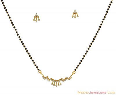 18K Diamond Mangalsutra ( Diamond MangalSutras )