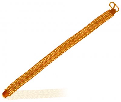 22Kt Gold Mens Reversible Bracelet  ( Men`s Bracelets )