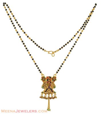 22k Meenakari Mangalsutra ( MangalSutras )