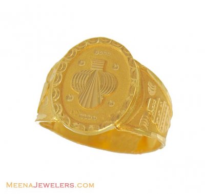 22k Exquisite Gold Ring(Mens)  ( Mens Gold Ring )