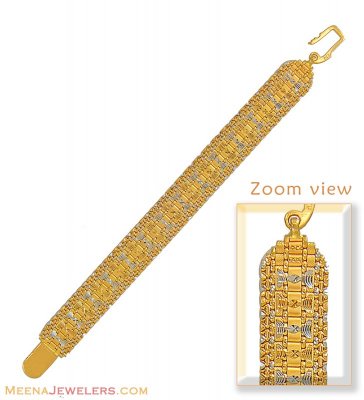 Indian Gold Bracelet (22 Karat) ( Men`s Bracelets )