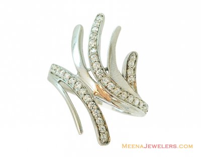 Fancy White Gold Ring ( Ladies White Gold Rings )