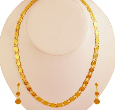 22K Necklace Earring Set ( Light Sets )