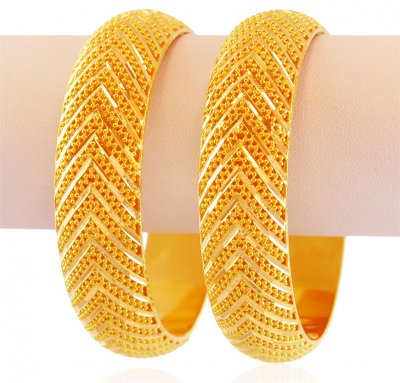 Fancy 22K Gold Cutwork Kada ( Kadas )